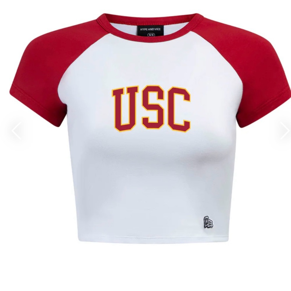 Hype and Vice USC Crop Top